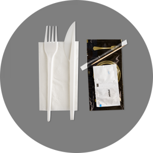 طقم أدوات المائدة – أبيض